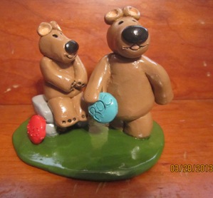 Discgolf Bear Father & Son